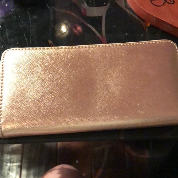 Annie Klein Pink and Gold wallet - Picture 2 of 4